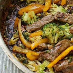 Ginger Beef with Broccoli Stir Fry