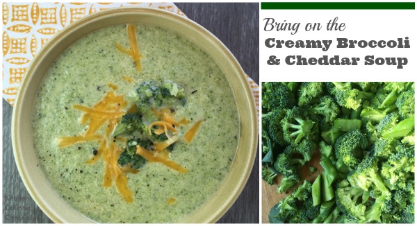 Creamy broccoli and cheddar soup