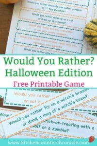 Silly and Spooky Would You Rather Halloween Questions for Kids