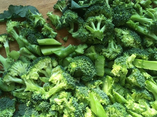 Broccoli and cheddar soup broccoli