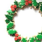 Christmas Sugar Cookie Wreath