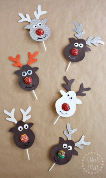 reindeer lollipops