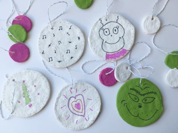 Grinch Salt Dough Ornaments