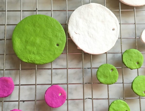 Grinch salt dough ornaments
