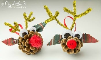 pinecone reindeer
