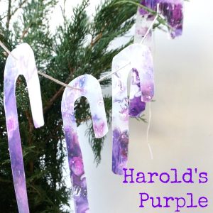 Harold's Purple Crayon Candy Canes