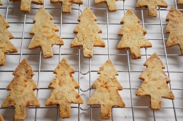 Cheddar and apple dog biscuits