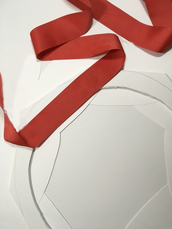 Mitten Wreath with Ribbon