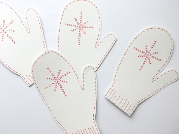 Paper Mittens