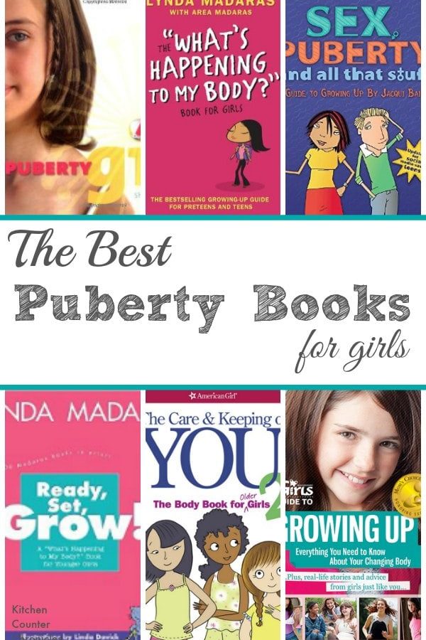 The Best Puberty Books for Girls - A collection of books to share with your daughter about growing up. These books cover all the topics. A great resource for parents, teachers, tweens and teens. | Books for Girls | Books for Older Girls | Puberty Resources |