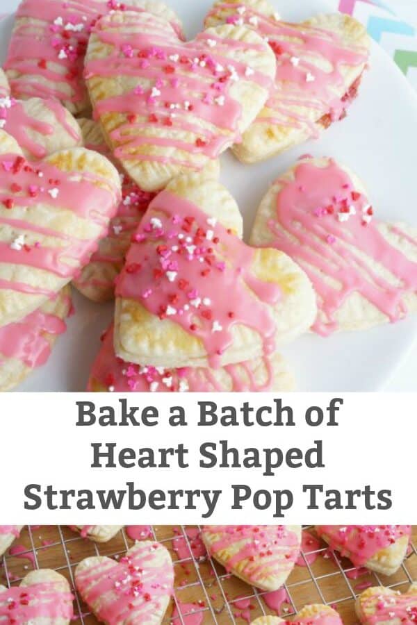 heart shaped pop tarts strawberry filled