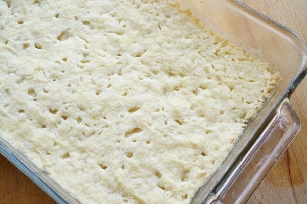 lemon bar crust baked