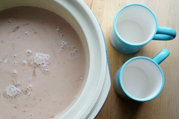 slow cooker hot chocolate