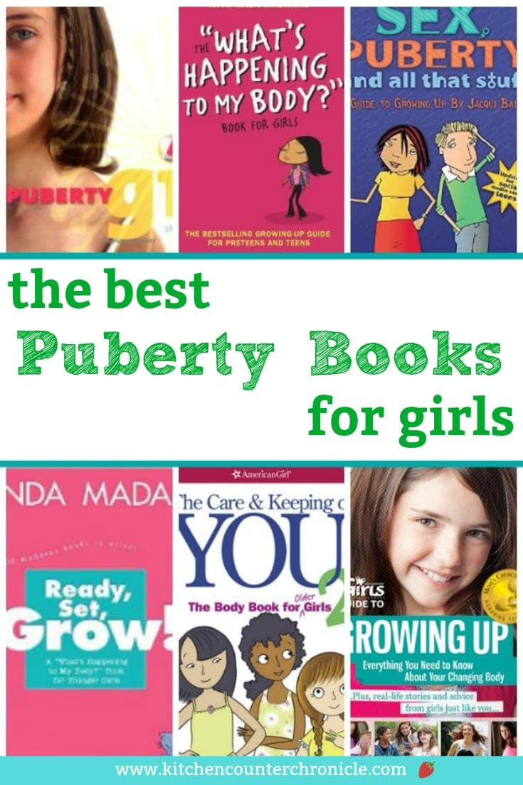 A collection of the best puberty for parents, teachers and growing girls. The easiest way to open up conversations about tough topics is with a good book. #puberty #booksforkids #pubertybooksforkids #parenting #booksfortweens #booksforgirls #pubertybooksfordaughter #tween #tweenparenting #parentingtips #parentingbooks #booksfortweenparents