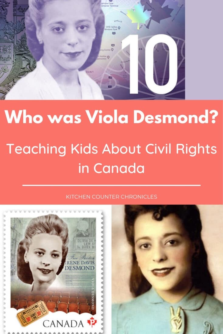 viola desmond collage of images