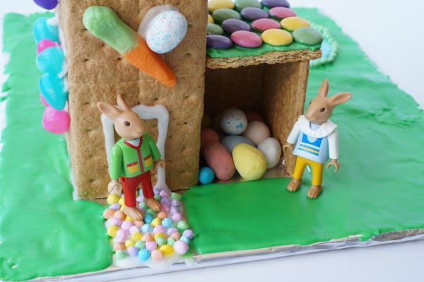 Easter Bunny House front door