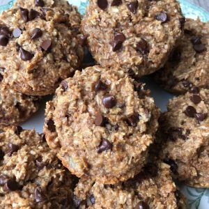 Banana Bran Chocolate Chip Muffin