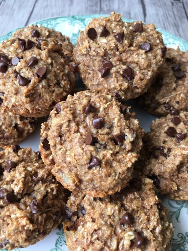 Banana Bran Chocolate Chip Muffin