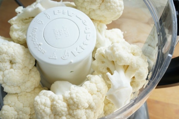 cauliflower in food processor