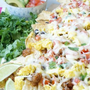 vegetarian Breakfast nachos recipe