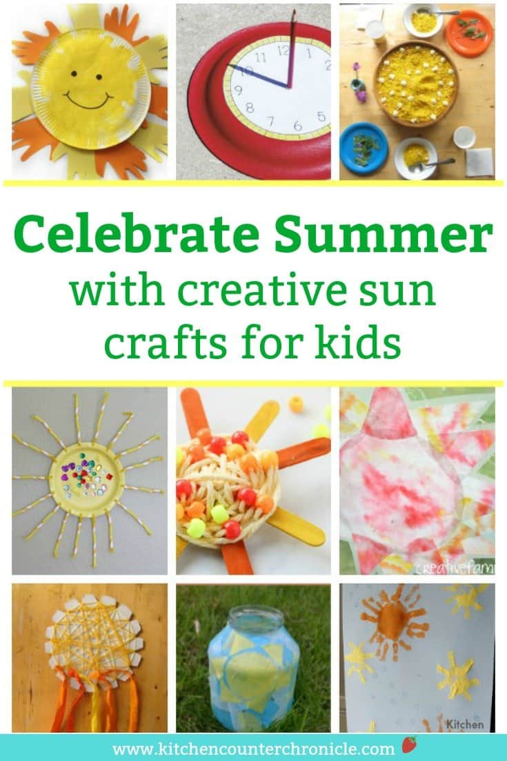celebrate summer solstice with creative sun crafts for kids