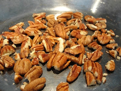 toasting pecans