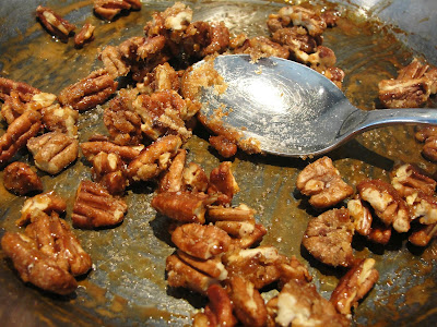 toasted pecans with brown sugar