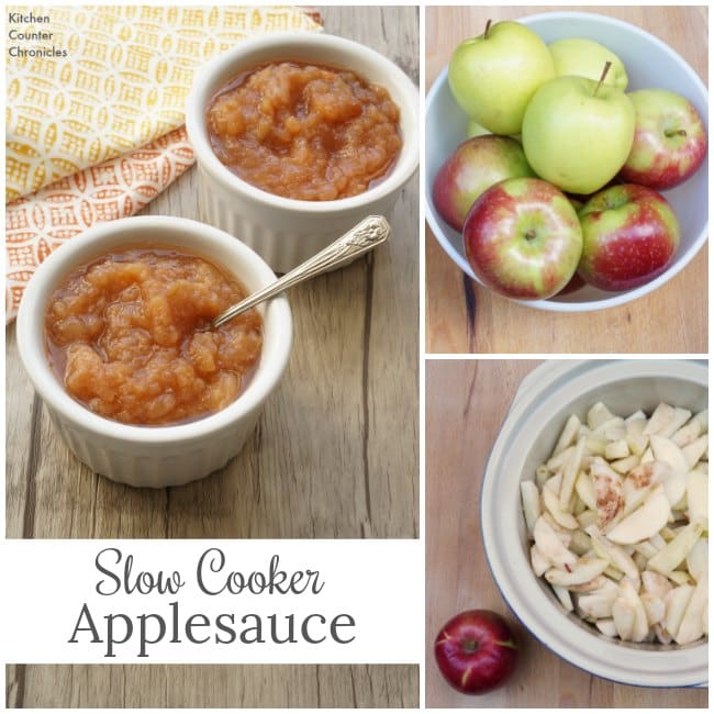 Slow cooker applesauce recipe