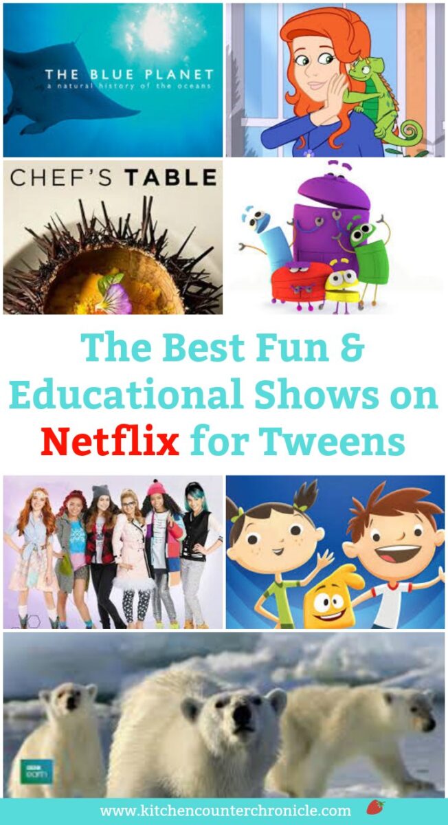 The Best Fun and Educations Shows on Netflix for Tweens - A round up of kid approved educational shows.