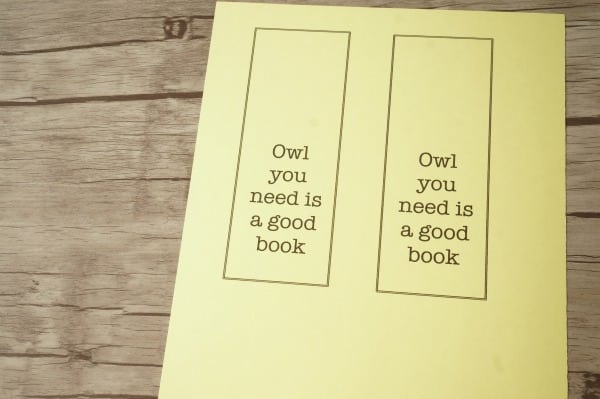 owl bookmark blank copy