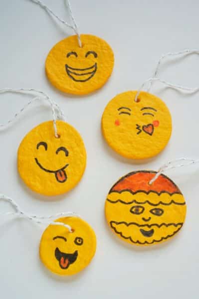 emoji christmas ornaments