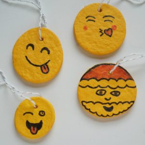 emoji christmas ornament