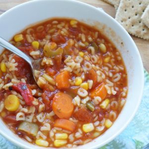 Homemade Alphabet Soup