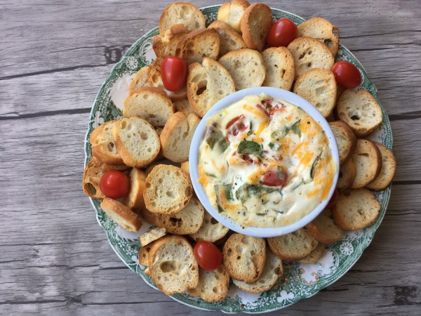 Hot BLT Dip in bowl
