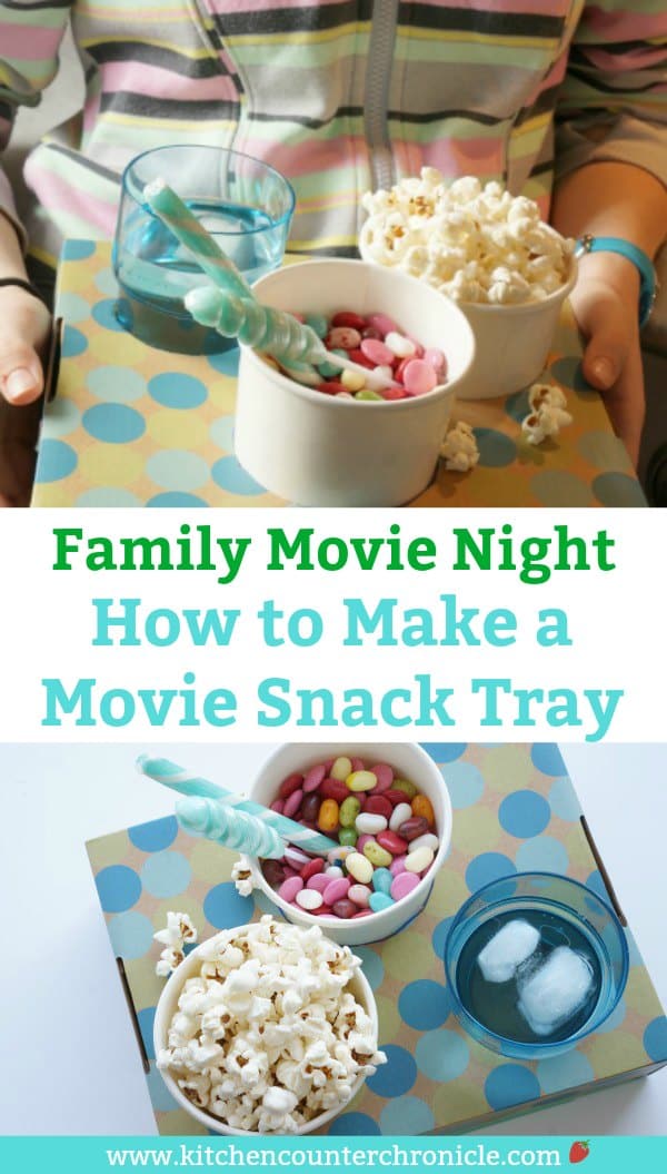 How to Make a Movie Snack Tray - snack filled tray