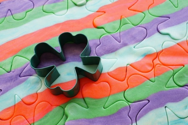 rainbow sugar cookie dough