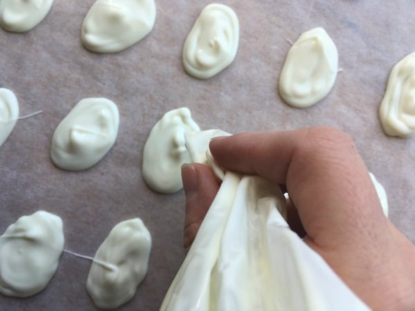 white chocolate easter eggs