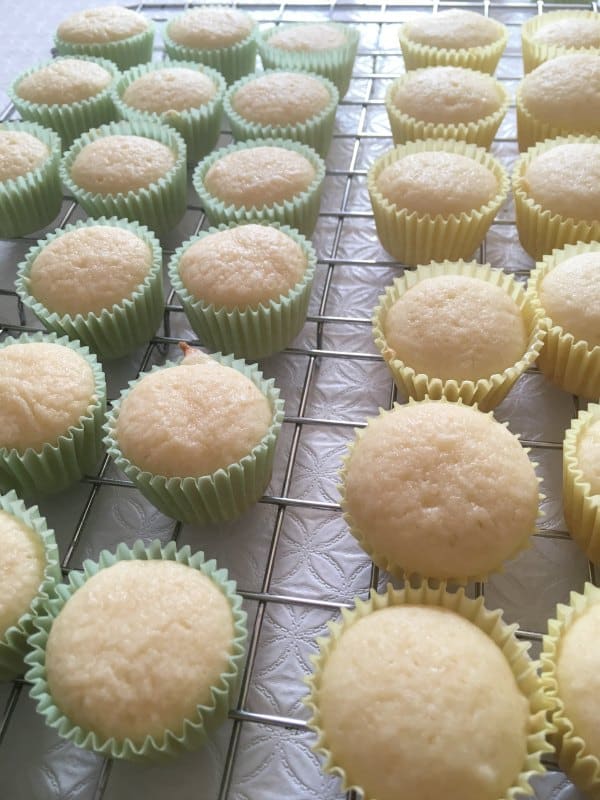 baked mini cupcakes