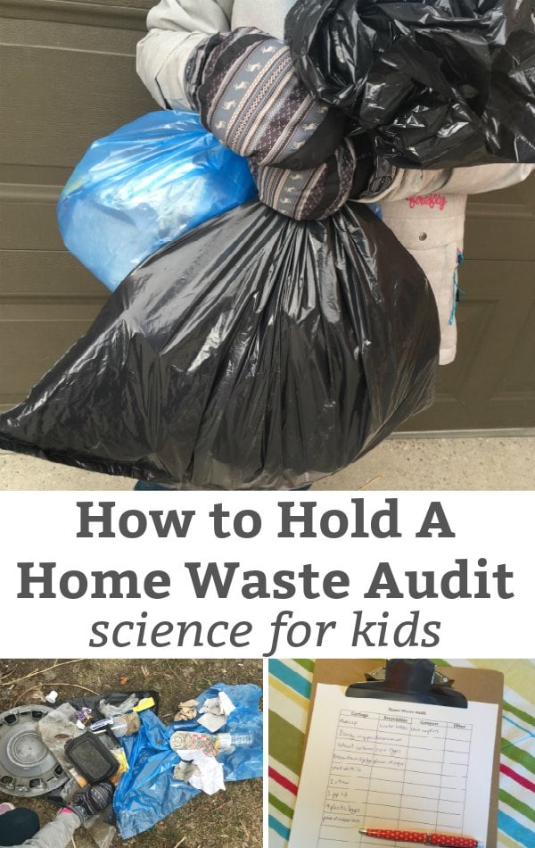 how to hold a home waste audit science for kids