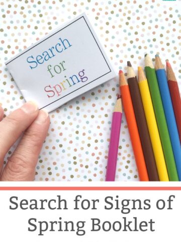 search for spring booklet printable for kids