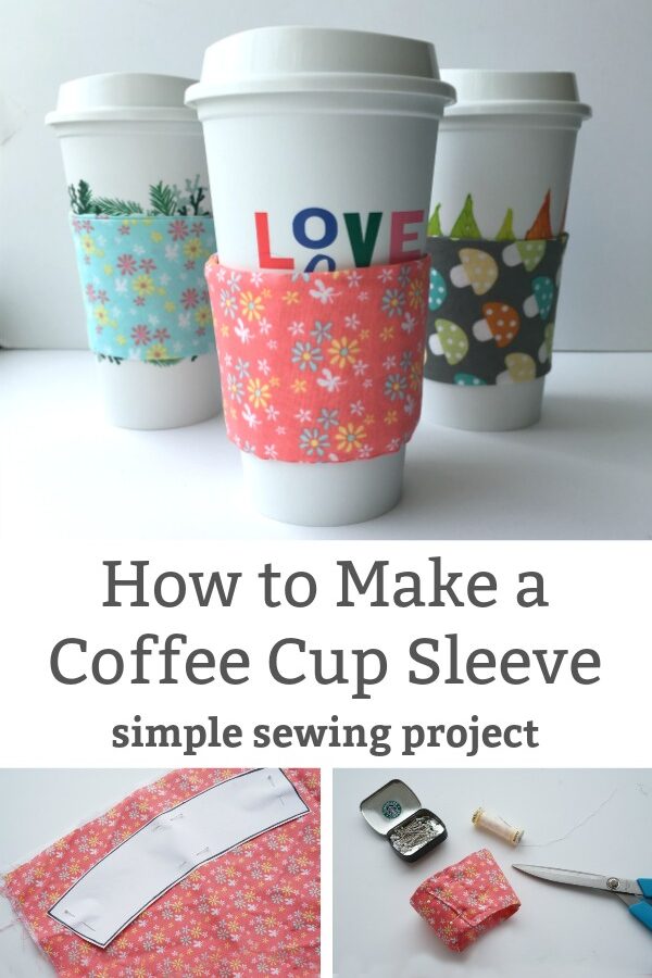 how to make coffee cup sleeve