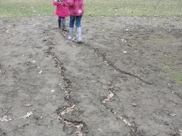 kids in the mud