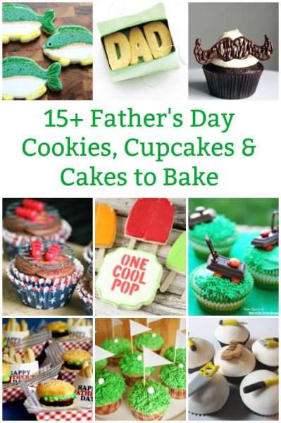 father's day cookies, father's day desserts