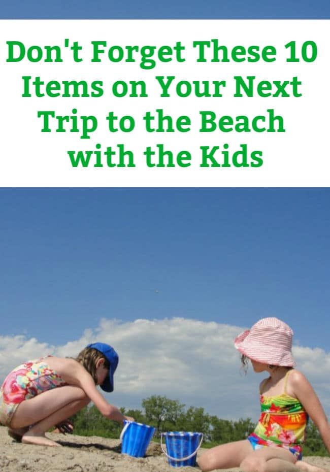 things to bring to the beach with kids