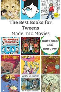 best tween books made into movies