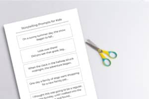 Printable Storytelling Prompts for Kids