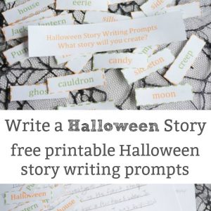Halloween story writing prompts