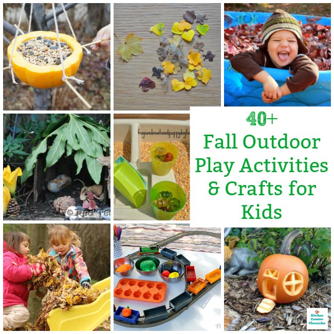 40+ Fall Outdoor Play Activities for Kids