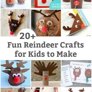 silly reindeer crafts for kids to make
