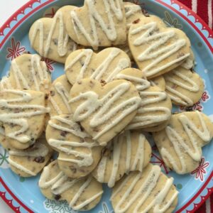 cranberry orange shortbread